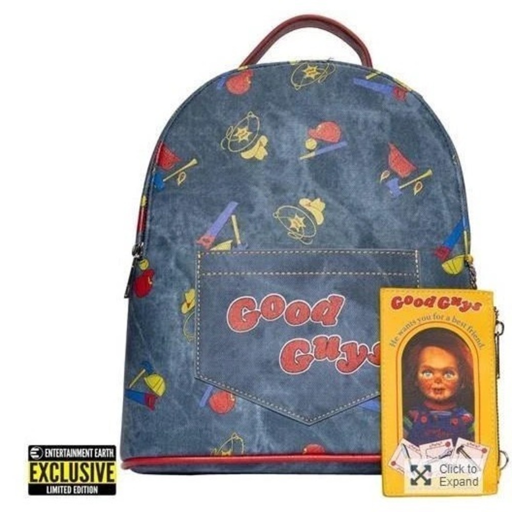 Child's Play Chucky Good Guys‎ Mini Backpack Entertainment Earth Exclusive